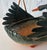 Vintage Chinese Green Folk Art Swan Hand-Woven Wicker Basket With Bamboo Handle For Sale - Image 10 of 13