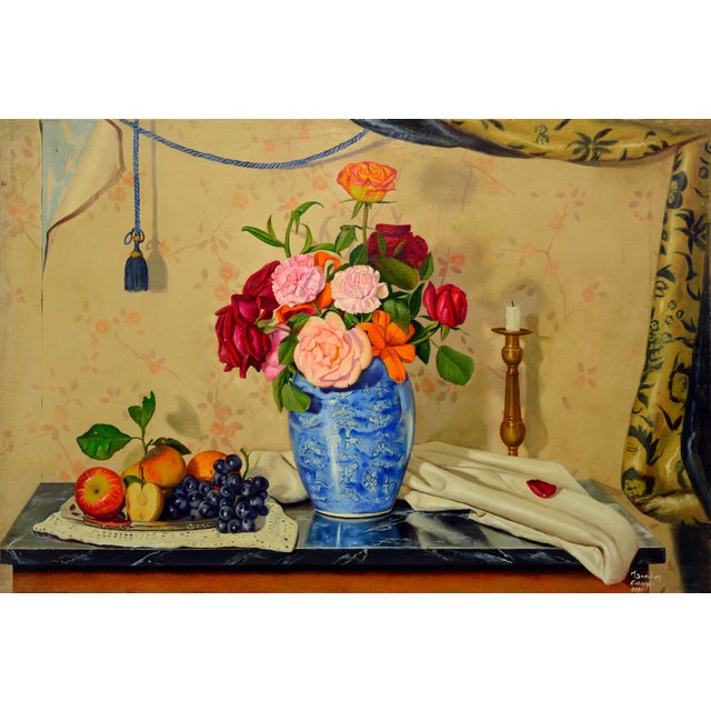 Maxmilian Ciccone, Maximilian Ciccone, Composition, Oil on Canvas, 2000s, Oil on Canvas For Sale - Image 10 of 10