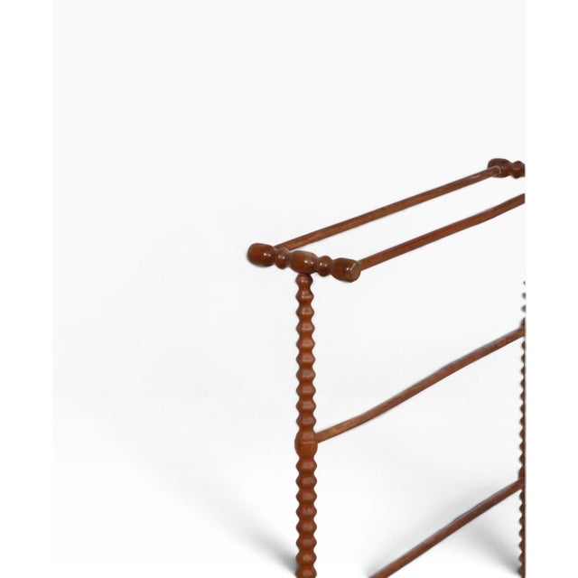 Wood Late 19th Century Victorian Jenny Lind Style Drying Rack For Sale - Image 7 of 10
