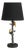 Mid-Century Table Lamp in Black and Gold Bird Motif For Sale