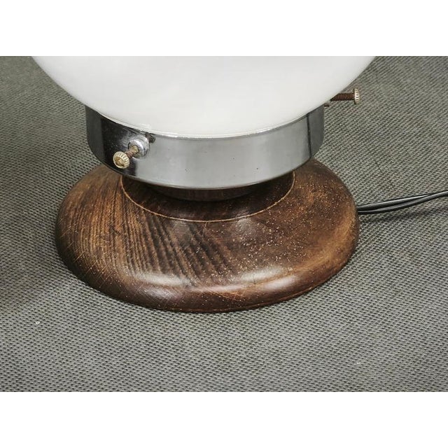 Metal Mid-Century Modern Murano Glass Table Lamps, Italy, 1950s, Set of 2 For Sale - Image 7 of 11