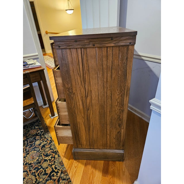 A. Brandt Ranch Oak Furniture Late 20th Century Ranch Oak Dresser For Sale - Image 4 of 7