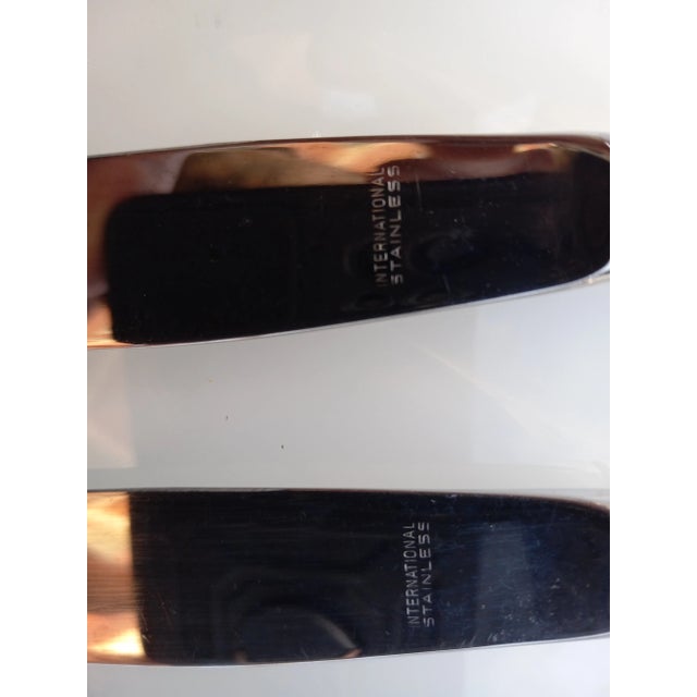 Set of 3 Prelude Sterling .925 International Silver Modern Hollow Knife Set, No Monogram For Sale - Image 12 of 12