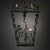 Italian Lantern, 19th Century, in Good conditions. Designed 1890 to 1919 Up to 250V (Europe/UK Standard).The wiring of...