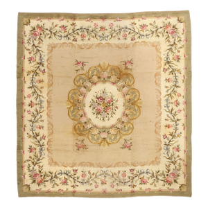 Late 19th Century Spanish Savonnerie Rug - 12'06 X 13'00