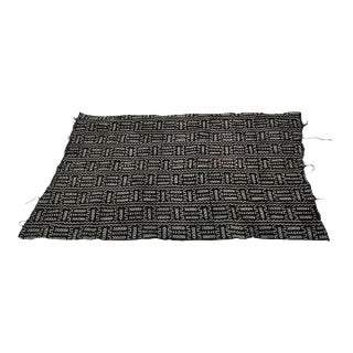 Early 20th Century Black and White Mudcloth Textile Mali 62x42 For Sale