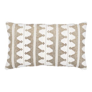 Schumacher X Johnson Hartig Tim Tim Greige Pillow For Sale