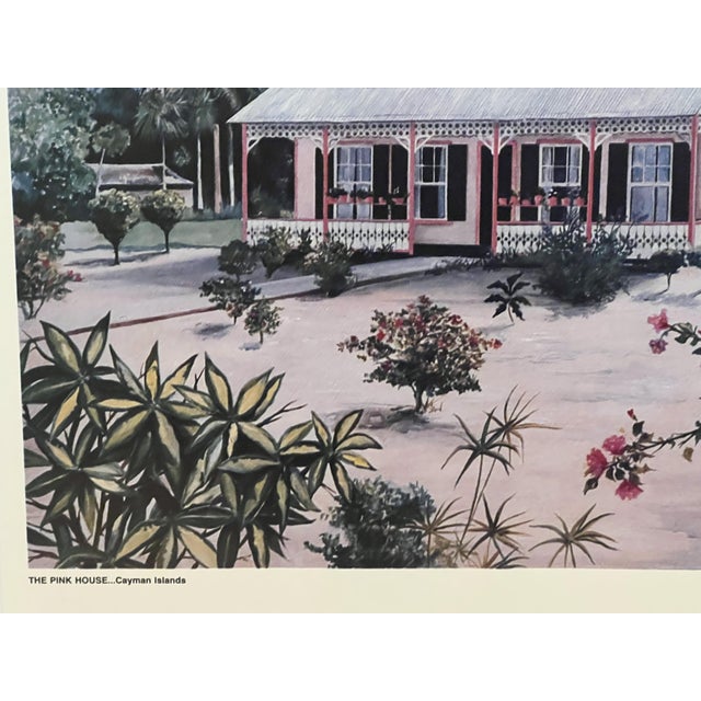 Mid 20th Century Mid 20th Century "The Pink House" Limited Edition Lithograph Stewart Holmes #632/700 Signed For Sale - Image 5 of 8