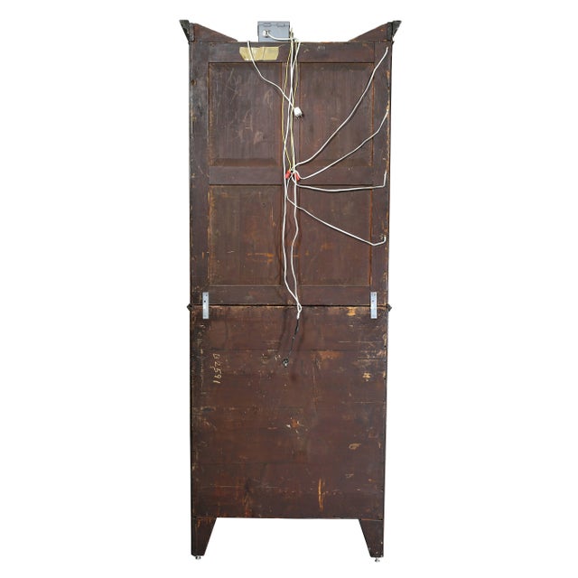 Late 18th Century George III Small Mahogany and Satinwood Secretaire For Sale - Image 5 of 13