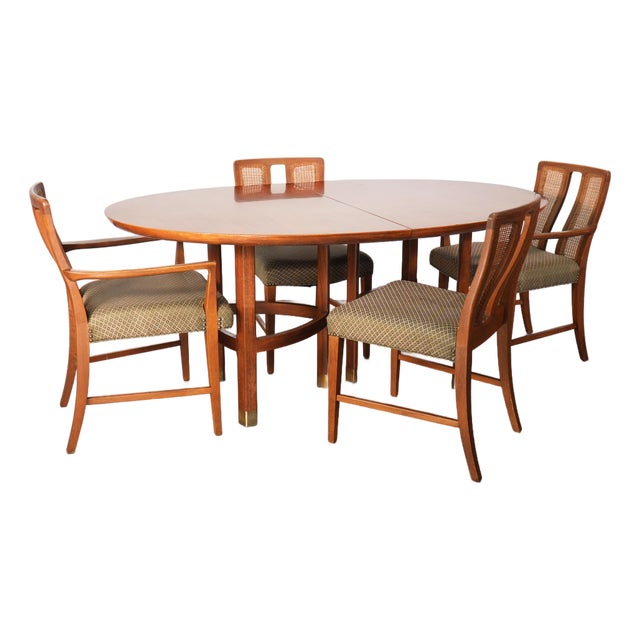 1960s Michael Taylor for Baker Dining Set - Table & Four Chairs For Sale