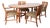 1960s Michael Taylor for Baker Dining Set - Table & Four Chairs For Sale