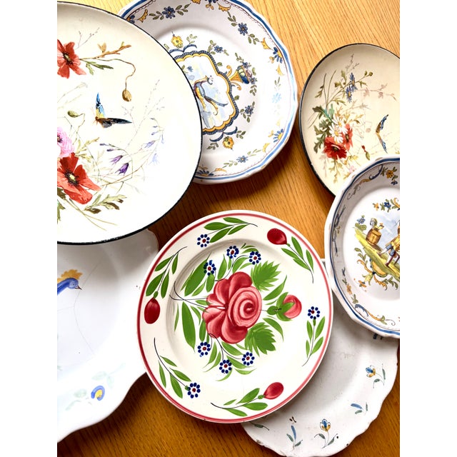 Antique Dinner Plates, Set of 7 For Sale - Image 9 of 18