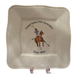 u.s. Polo Association Porcelain Platter For Sale