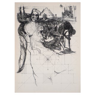 Bernard Dufour, Shéhérazade, 1962, Original Etching For Sale