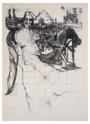Bernard Dufour, Shéhérazade, 1962, Original Etching