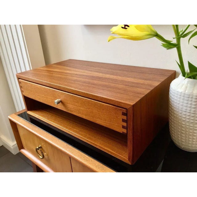 Aksel Kjersgaard Danish Teak Floating Wall Console from Aksel Kjersgaard, 1960s For Sale - Image 4 of 7