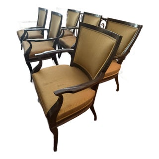 Therien Studio Workshops Dining Chairs – Set of 6 – Custom Upholstered Modern Classics For Sale