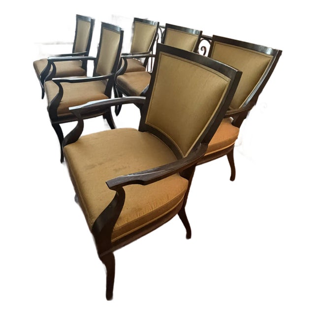 Therien Studio Workshops Dining Chairs – Set of 6 – Custom Upholstered Modern Classics For Sale