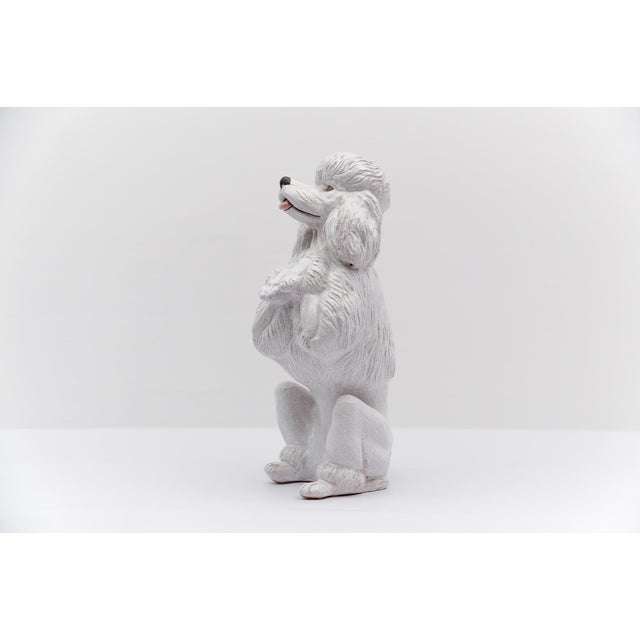 Vintage Italian Ceramic Poodle, 1960s For Sale - Image 14 of 14