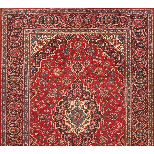 Genuine hand-knotted rug | Size: 338 cm x 246 cm | Knot density: approx. 160.000 knots/m² | Material: 100% wool (pile) and...