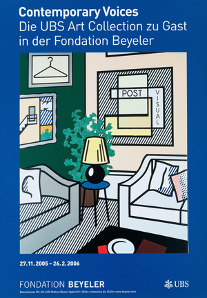 Interior with Lamp Poster after Roy Lichtenstein