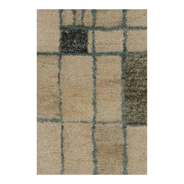 Rug & Kilim’s Contemporary Abstract Rug With Minimalist Geometric Patterns For Sale