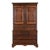 Drexel Heritage Georgian Carved Mahogany Armoire Dresser or Gentleman's Chest For Sale