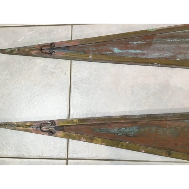 Persian Artistic Brass Wall Hanging Sconces - a Pair For Sale - Image 3 of 13