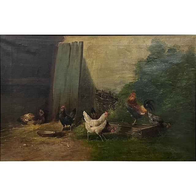 Beaux-Arts 19th Century Framed Oil Painting on Canvas by Paul Henry Schouten (1864-1922) For Sale - Image 3 of 18
