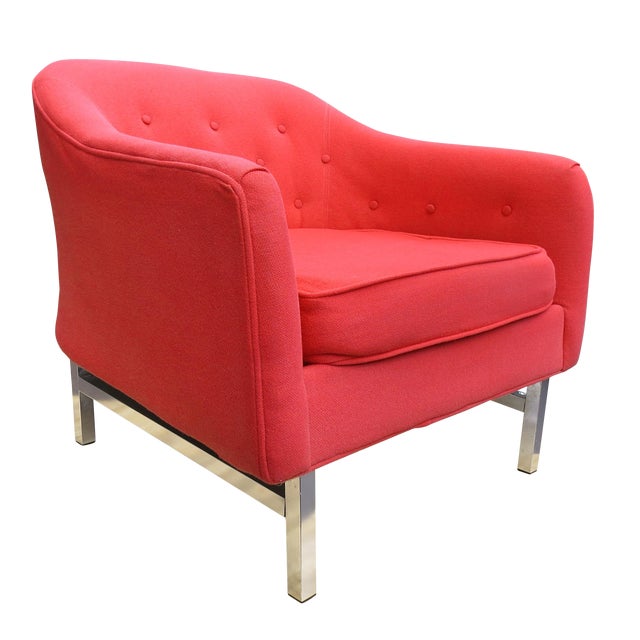 1960s Vintage Selig of Monroe Mid-Century Modern Barrel ...