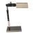 Vintage Casella Lighting of San Francisco Chrome Heavy Desk Lamp Adjustable Height For Sale
