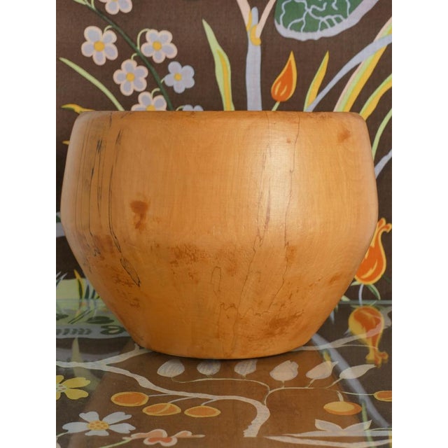 Mid-Century Modern Hand-Carved Wood Bowl by James Eriksson, 1970s For Sale - Image 4 of 17