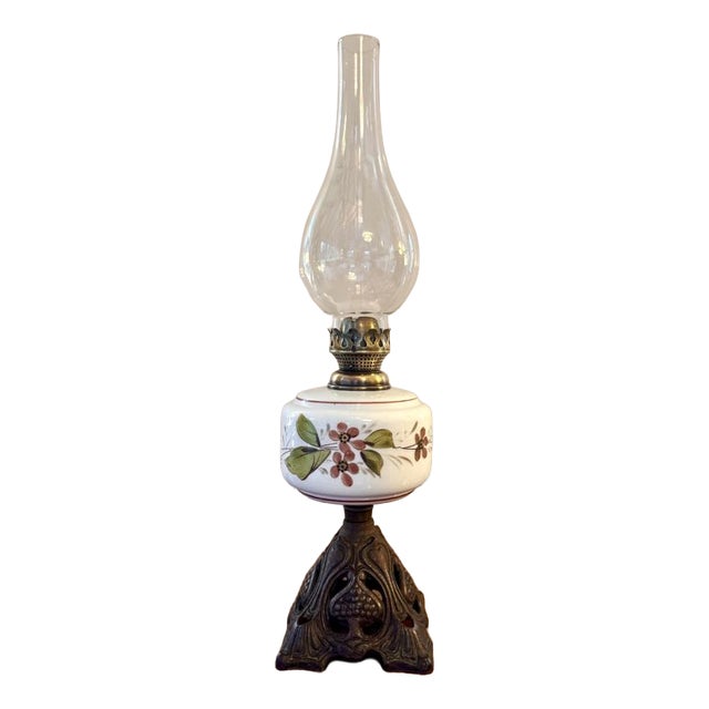 Antique Victorian Oil Lamp, 1880 For Sale