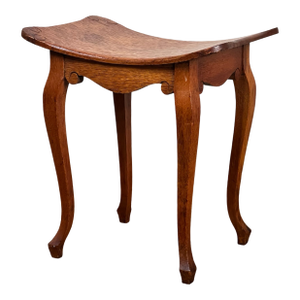 Antique Arts and Crafts Saddle Shaped Footstool C. 1900
