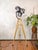 Black Hospital 3-Way Floor Lamp on Wooden Tripod, 2000s For Sale - Image 9 of 18
