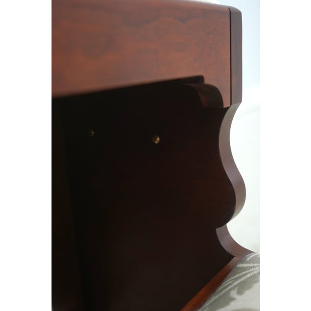 Henkel Harris Cherry Chippendale Style Bedsteps For Sale - Image 10 of 13