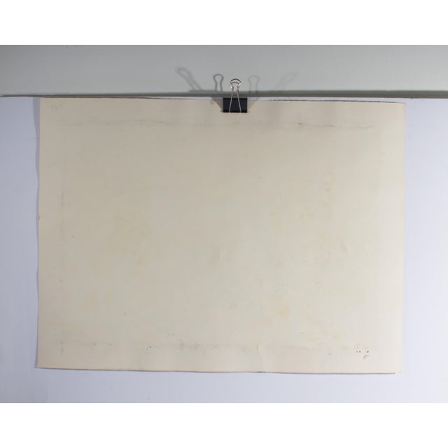 Green “Piedmont Landscape” Abstract Mixed Media Painting Signed by Harry Hilson For Sale - Image 8 of 8