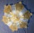 Barovier e Toso 1960s Italian Clear and Amber Graniglia Murano Flush Mount For Sale - Image 4 of 9