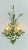 Painted Tole Flower and Wheat Wall Lamp, 1960s For Sale - Image 4 of 12
