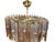 Triedri Model Chandelier in Amber and Transparent Glass from Venini Murano, 1970s For Sale - Image 7 of 9