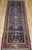 Navy Blue Antique Persian Farahan Sarouk Runner, Hand-Knotted Wool, All-Over Geometric Pattern, Navy & Rust, 4x10 For Sale - Image 8 of 16