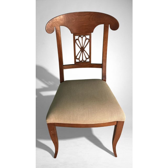 Early 20th Century Biedermeier Style Set of Six Austrian Chairs For Sale - Image 12 of 18