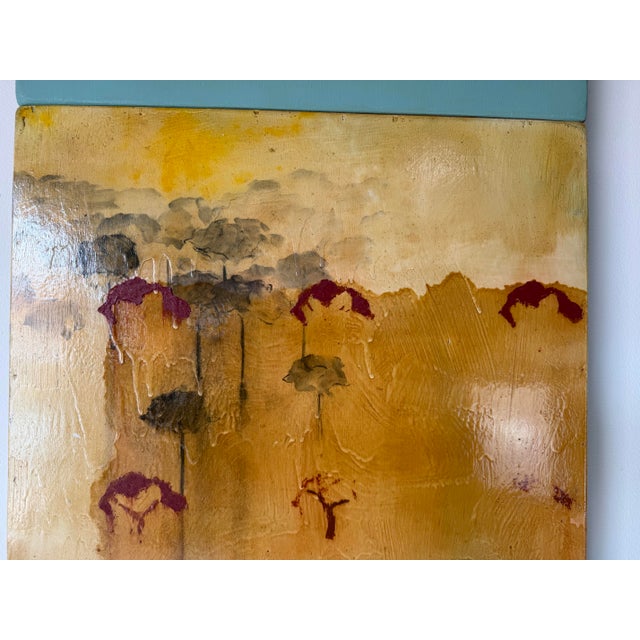 2000 - 2009 2002 Cerk “Oheo Gulch / Waimoku Falls” Maui Acrylic on Wood Panel Wall Art For Sale - Image 5 of 12