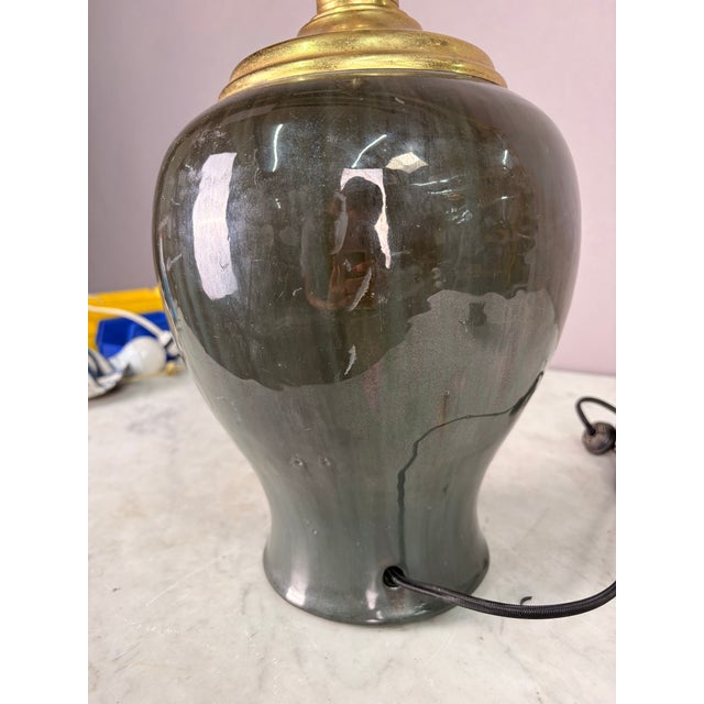 1920s Fulper Pottery Base Table Lamp For Sale In New York - Image 6 of 7