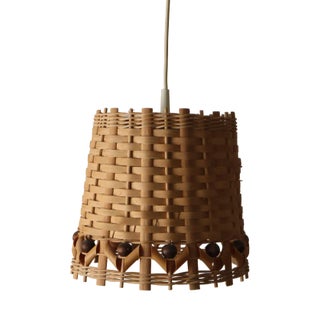 German Boho Holzspan Lamp, 1960s For Sale