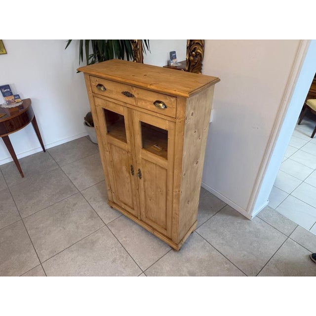 Rustic Vertico Cabinet in Spruce Wood For Sale - Image 4 of 14