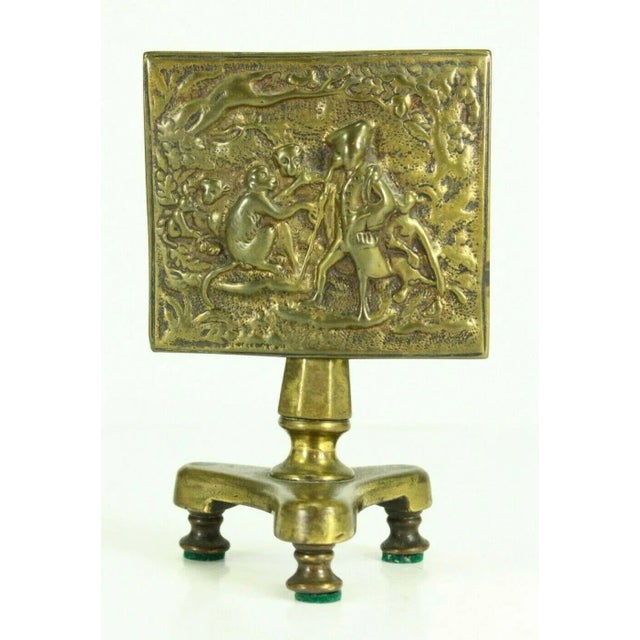 Mid 19th Century 1800's Regency Miniature Brass Tilt Top Table Candle Reflectors - a Pair For Sale - Image 5 of 13