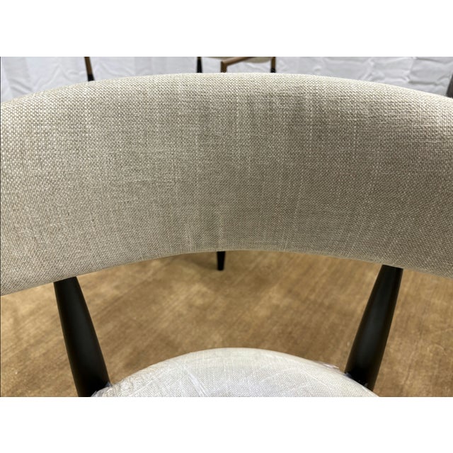 Set of Two Arhaus Jagger Dining Arm Chairs For Sale - Image 16 of 18