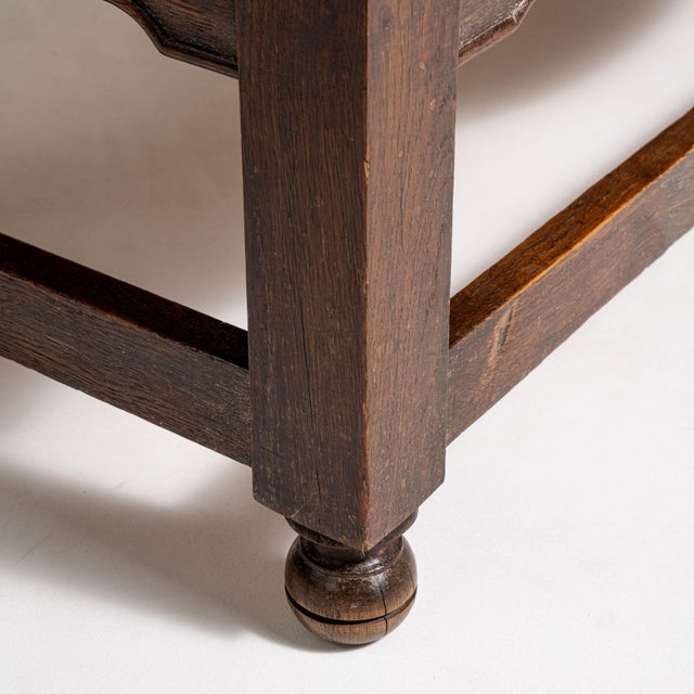 Mid 20th Century France Brown Wood Benches For Sale In Greensboro - Image 6 of 11