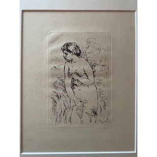 After Pierre Auguste Renoir, Nude Bather, Early 20th Century, Etching For Sale
